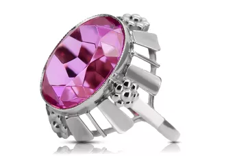 Vintage Ring Amethyst Sterling Silber 925 vrc043s